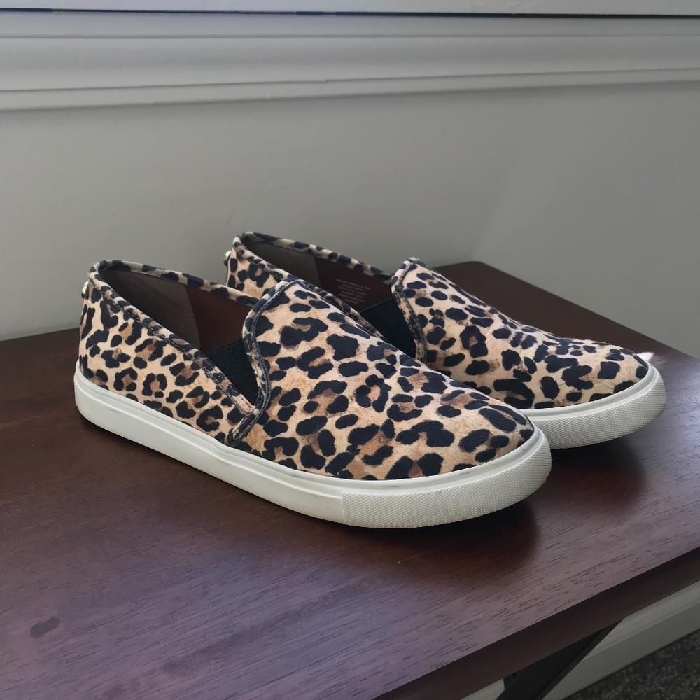 Cheetah Steve Madden Slip on Sneakers